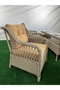 Hanah Home Petra - Conjunto de Jardín Beige